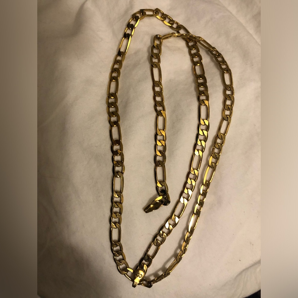 Gold plated men’s necklace